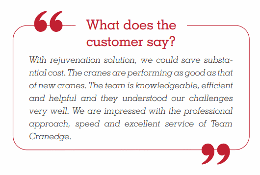 What does the customer say?